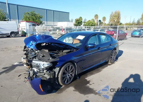 2020 BMW 5 Series 540I z USA, uszkodzony, nr VIN WBAJS1C02LCD66304